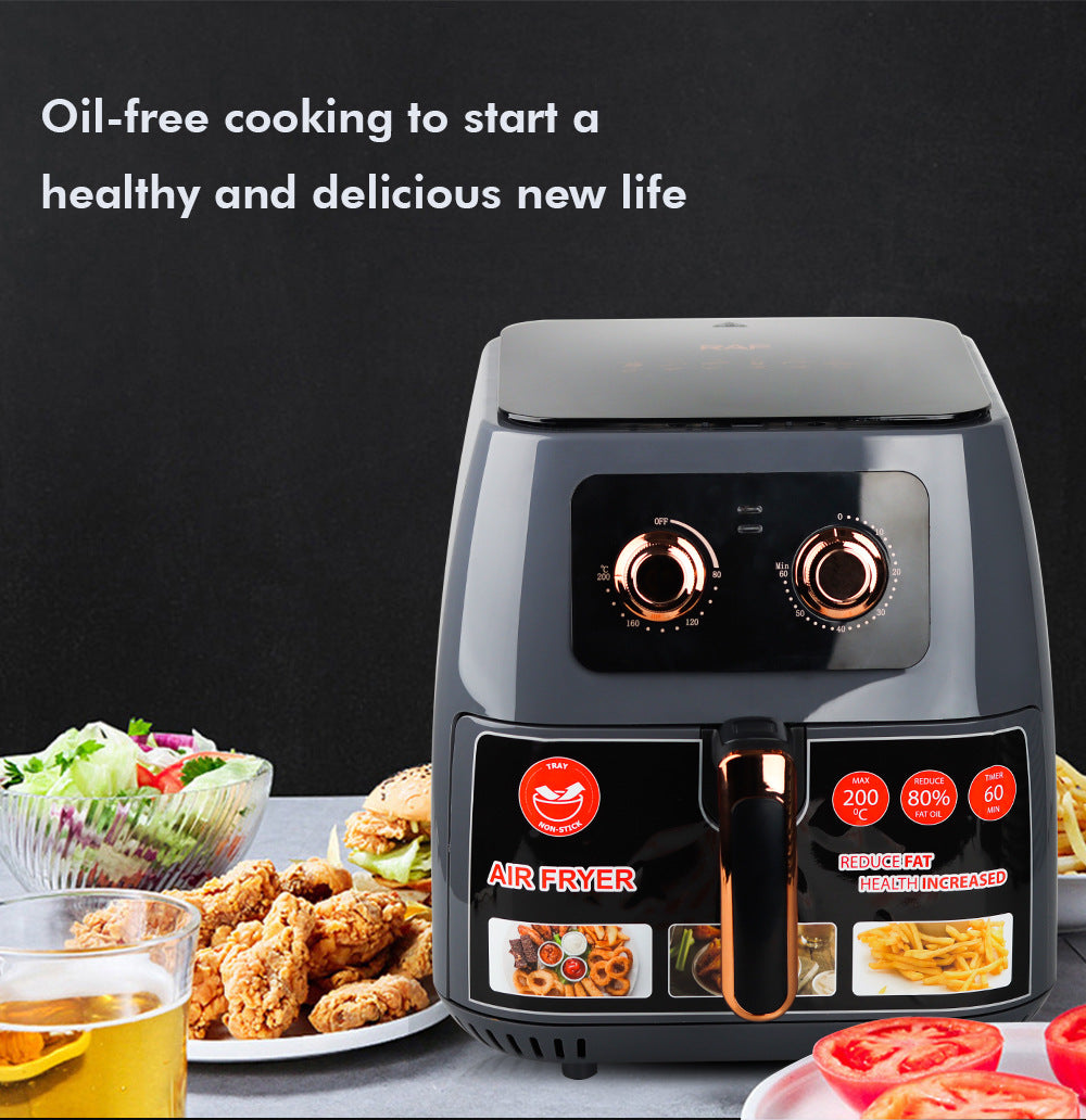 RAF European Standard Wholesale Air Fryer Household Multi-Functional Intelligent French Fries Large Capacity Fully Automatic Fryer