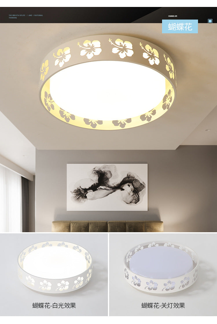 Bedroom Lamp Round Light Fixture LED Living Room Home Ceiling Light Fixture Simple Modern Cozy Romantic Creative Room Lamp