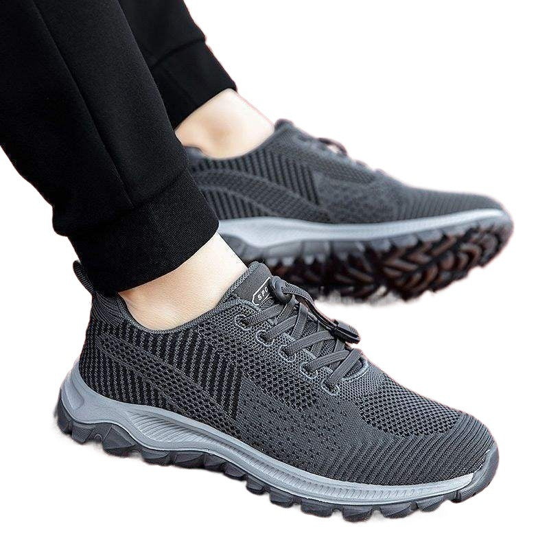 New Large Size Men's Shoes Non-Slip Wear-Resistant Casual Walking Shoes Men's Sports Shoes Dad Shoes Soft Sole Men's Shoes