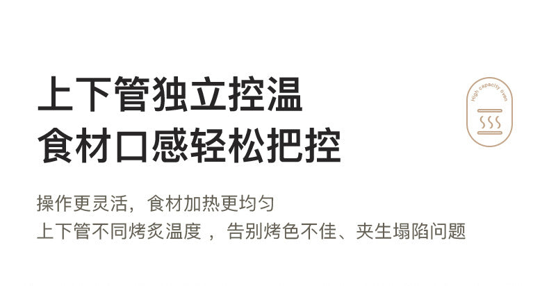 32L Electric Oven Household Mini Multi-Functional Baking Pizza Cake Multi-Functional Large Capacity Oven Roast Chicken