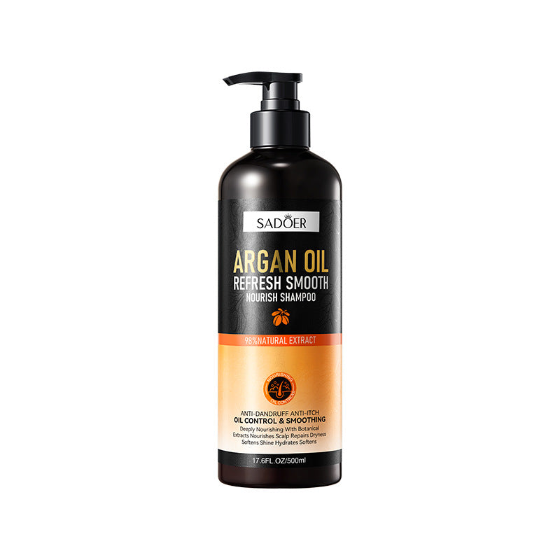 Argan Oil Shampoo500ml SADOER Smooth Anti-Dandruff Refreshing Conditioner Cross-Border Wholesale