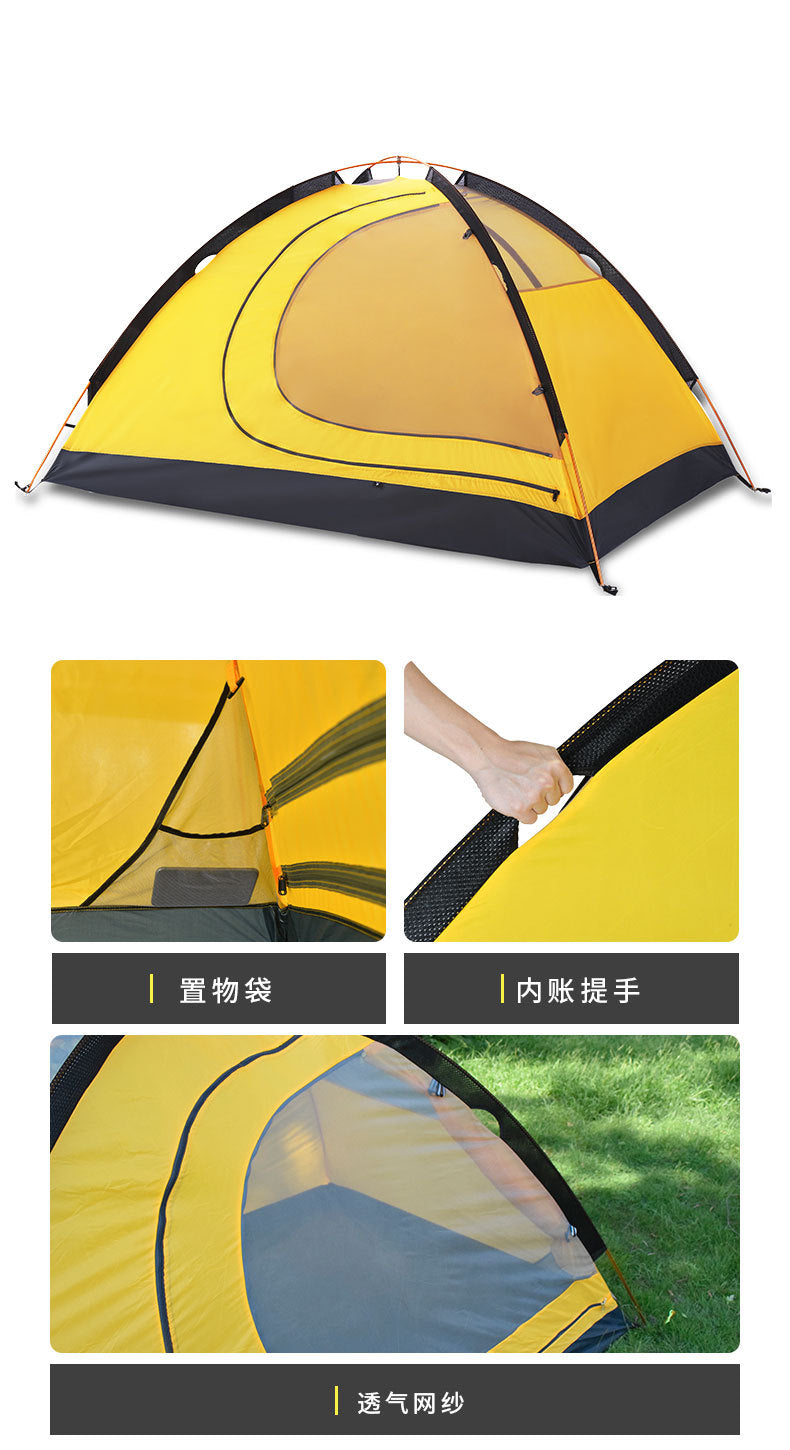 Canopy Tent for Outdoor Camping3-4Windproof and rainproof lightweight double-layer tent for outdoor climbing4-6People