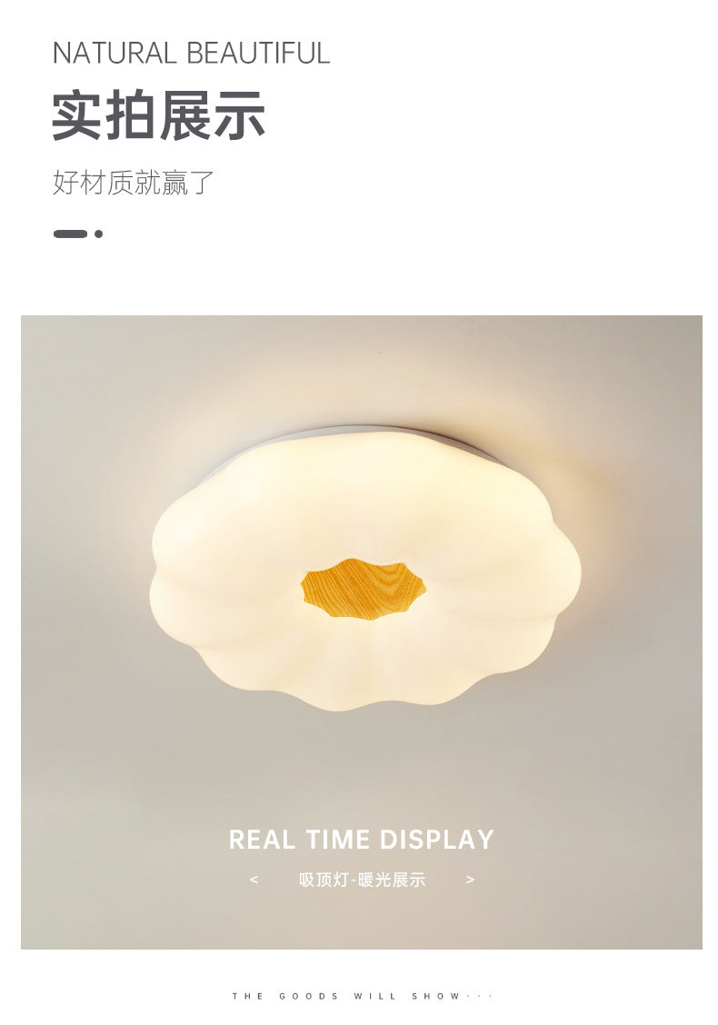 Creative2025New Year's New Warm Minimalist Cream Style Home Bedroom Ceiling Lamp Master Bedroom Lamp Simple Modern