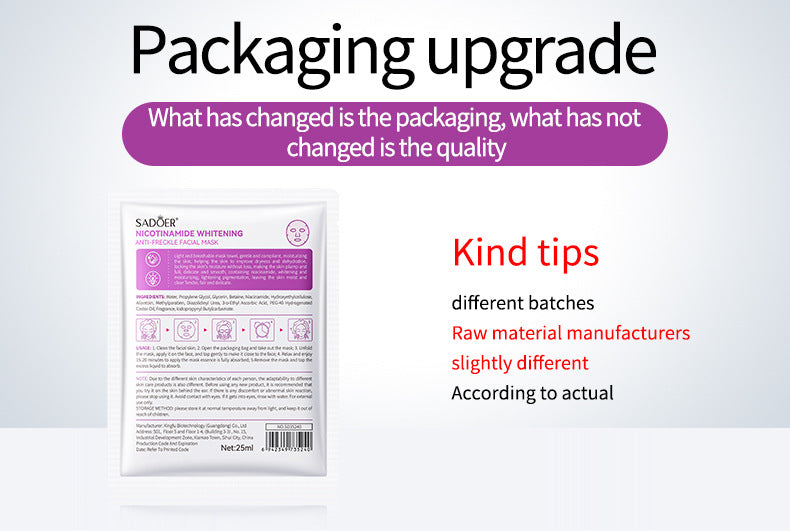 Niacinamide Whitening and Spot Removal Set Brightening Skin Tone Moisturizing Hydrating Export Manufacturer Wholesale