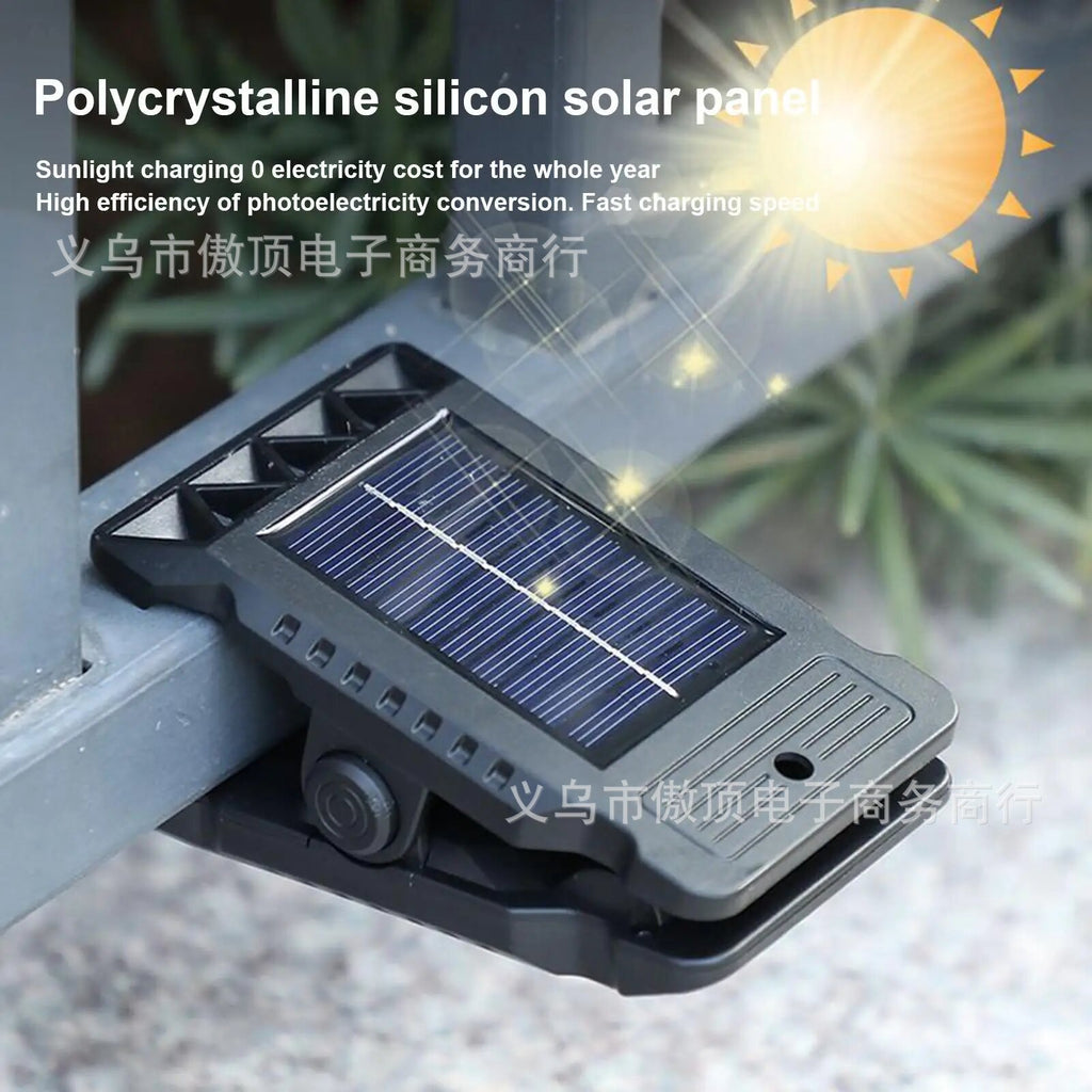Solar Clip Light Human Body Sensing Outdoor Garden Light Garden Lighting Solar Fence Light Wall Light