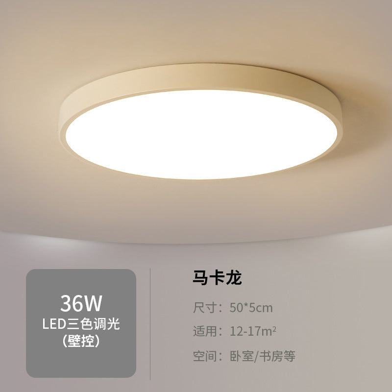 led Ceiling Light Round Bedroom Room Light Nordic Macaron Home Dining Room Study Hallway Balcony Lighting