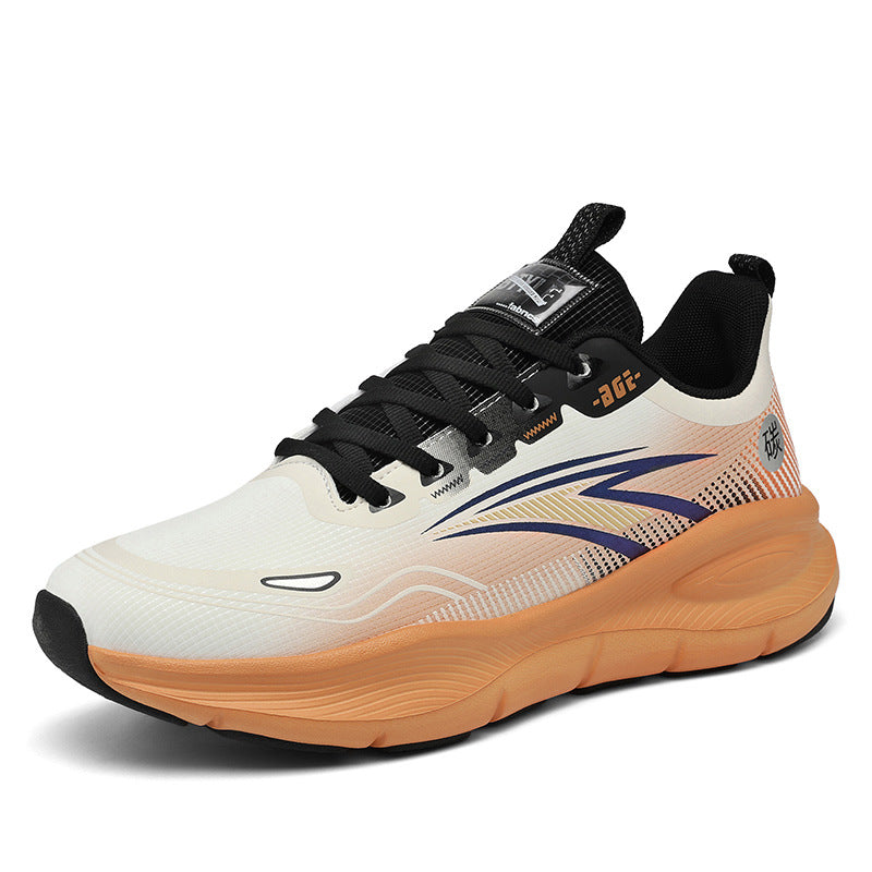 Large Size Fashion Leather Waterproof Rubber Non-Slip Wear-Resistant Sports Shoes with Fleece Lining and Thickened Warmth for Men