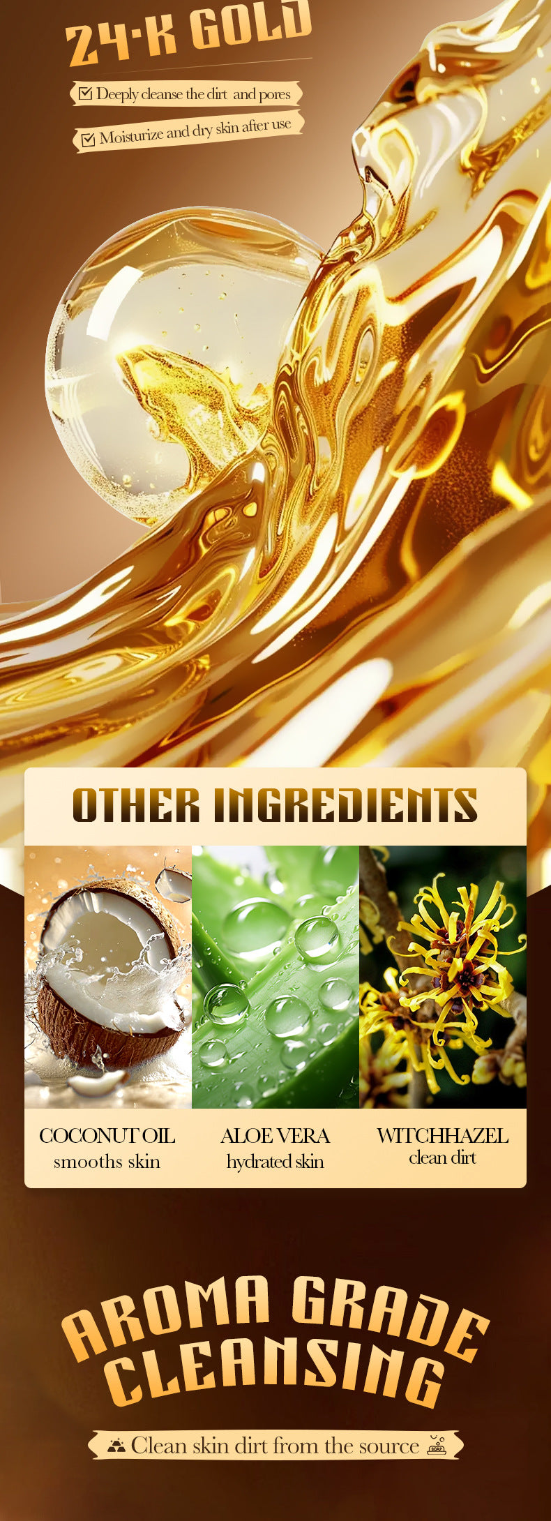 24K Gold Handmade Essential Oil Soap SADOER Universal Handmade Soap for Body Cleansing Cross-Border Wholesale