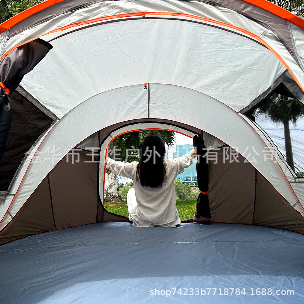 Hot-Selling Fully Automatic Hand-Pull Quick-Open Tent Travel Tent Camping Windproof Rainproof Sunproof Tent