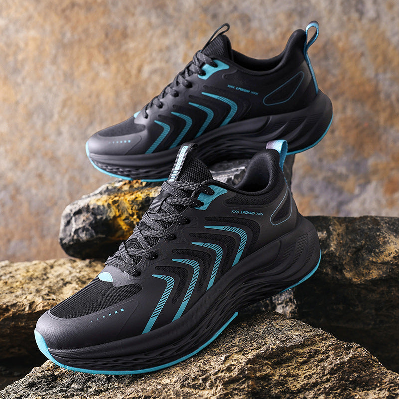 2025New Men's Shoes Lightweight Running Soft Sole Breathable Non-Slip Odor-Resistant Men's Mesh Outdoor Casual Shoes Sports Shoes