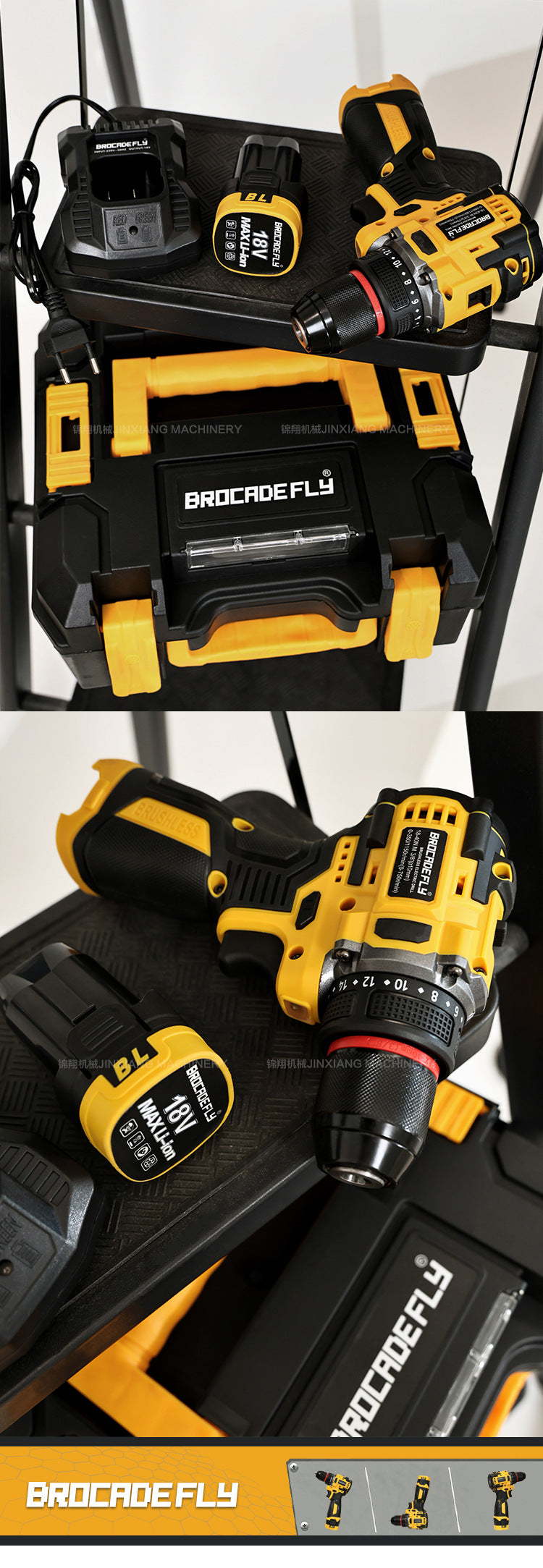 Electric hand drill10MM Brushless16.8V Metal Chuck Domestic Sales Explosion Factory Direct Sales Large Volume Great Price