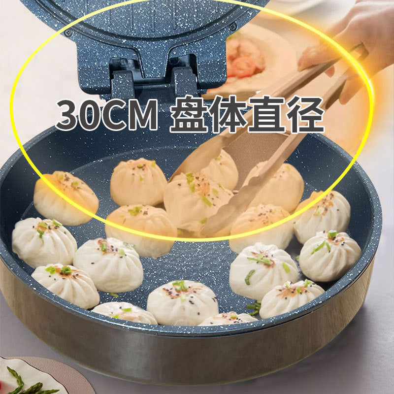 Electric Griddle Wanlida High Quality40CM Household Suspended Pancake Machine Double-sided Heating Multi-functional Pancake Machine