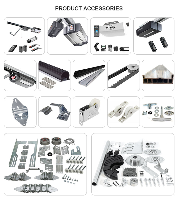 High Quality Automatic Overhead Sectional Hurricane Impact Full Board Insulated Steel Panel Aluminum Garage Doors