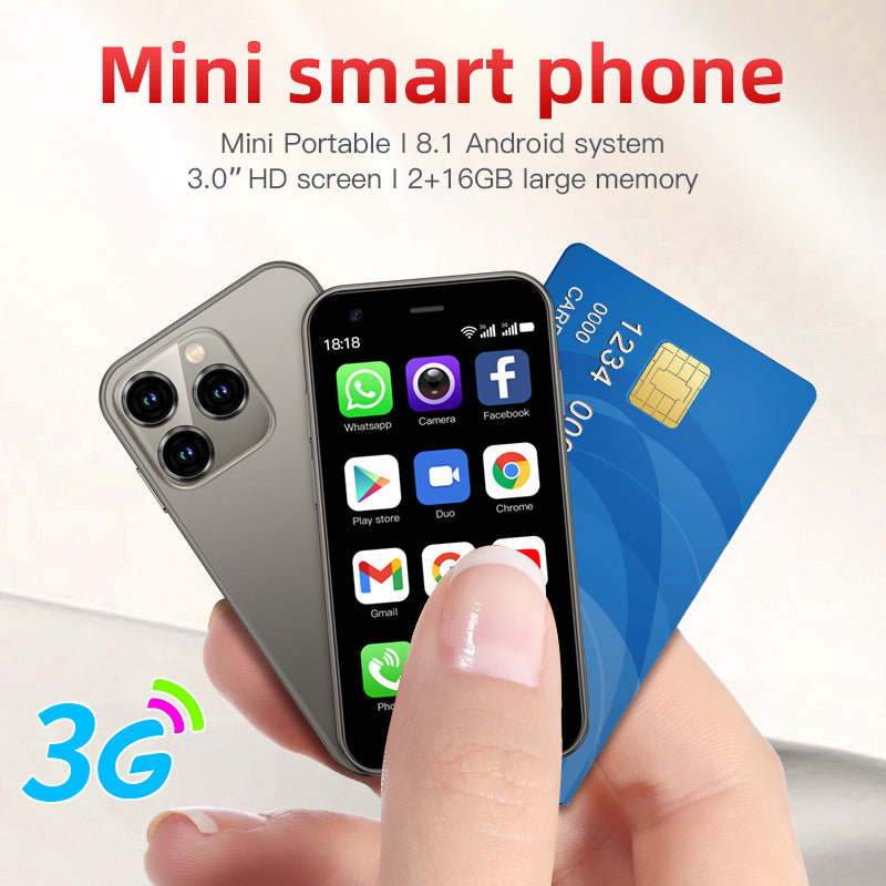 XS15Mini Mobile Phone Ultra Small Pocket Android System Quad-Core Backup Phone Traditional Google Store