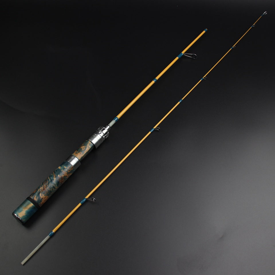 1.4Ultra-light Stream Casting Rod, Soft and Lightweight, Easy to Carry, Four-section Lure Rod for Bass and Panfish Fishing