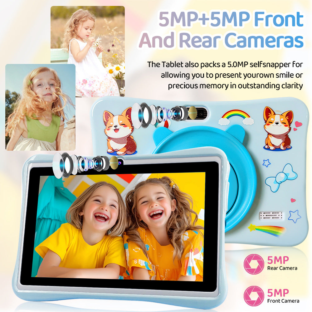 2025New7Children's Smart Android4+64G Tablet Computer Vision Protection Learning Entertainment Tablet