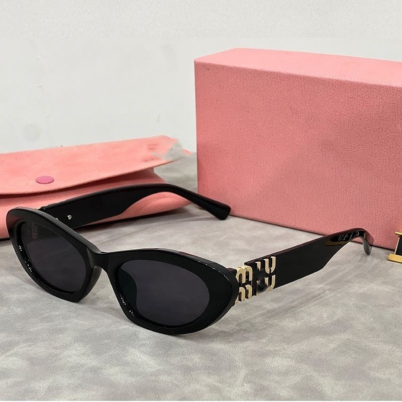 mm New Retro Narrow Frame Cat Eye Women's Small Frame Sunglasses Fashion Cat Eye Sunglasses Trendy Sunglasses Wholesale
