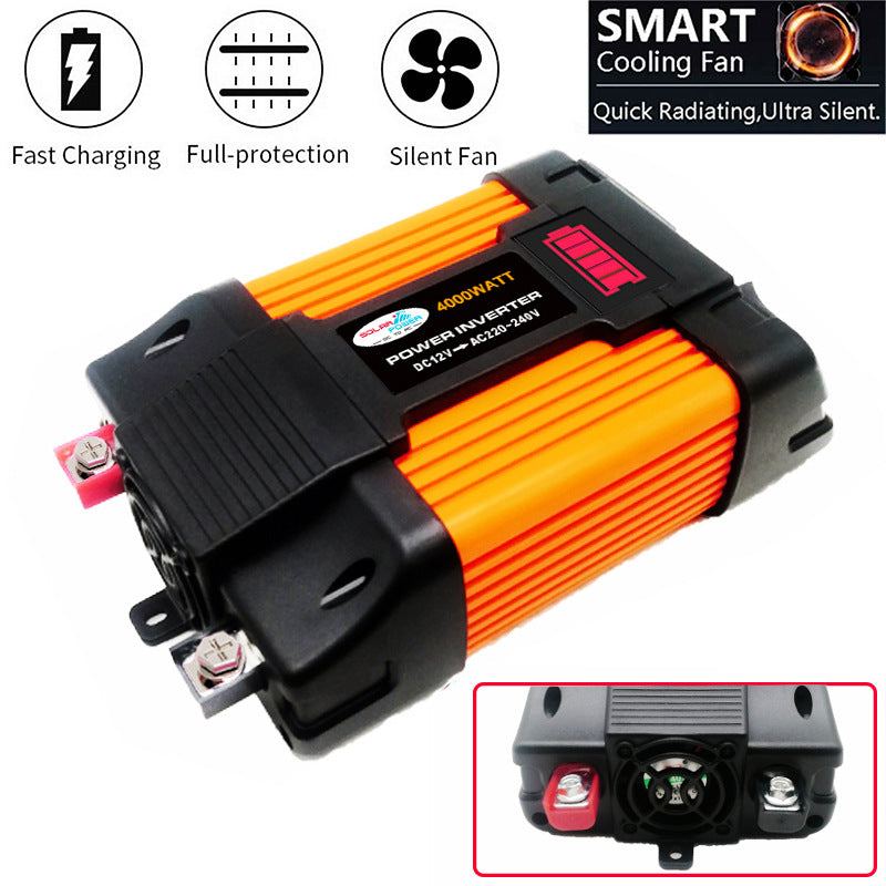 Car Converter Car Inverter300W/500W 12V Turn110V/220V Belt3.6A Double USB Mouth
