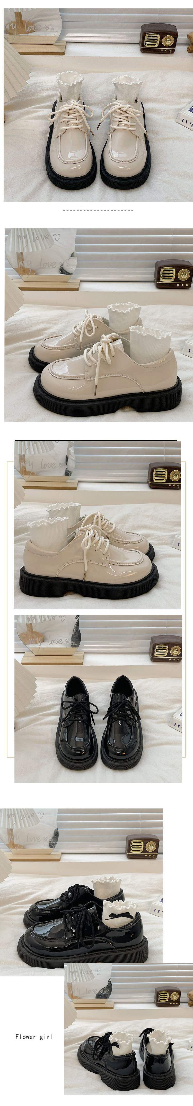 Xiaohongshu Women's Soft Sole Shoes New Thick Sole Chunky Heel Versatile Japanese Style jk French Mary Jane shoes for women with skirts