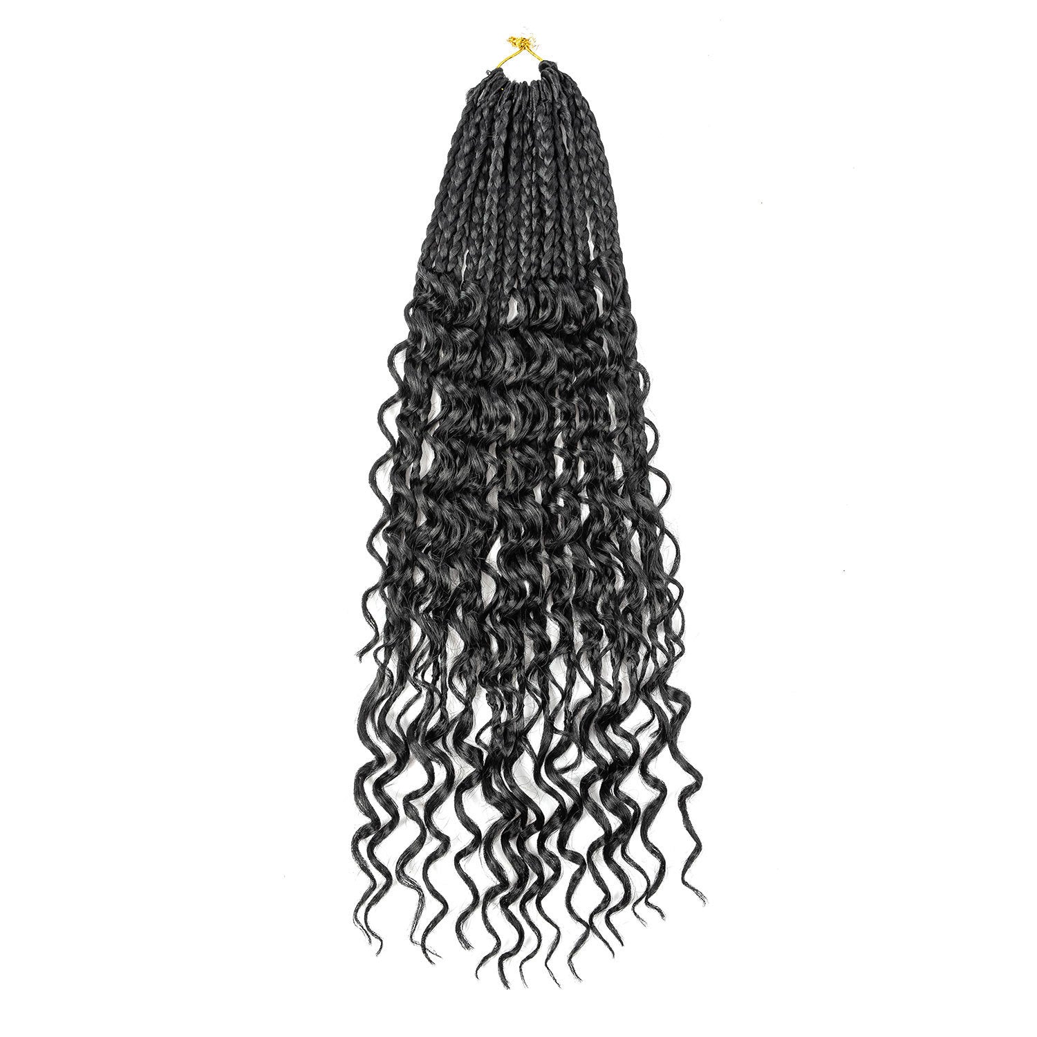 Three-strand Braid Concubine Xuchang Chemical Fiber Crochet Hair European and American Style Wig Braid Goddess Box Braids Hair