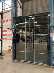 European Luxury House Modern With Long Handle Steel Entrance Door Modern Villa Main Door Front Pivot Doors