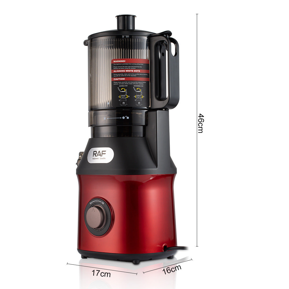 RAF EU Standard Juicer Original Juice Extractor Food Processor Household Multifunctional Slow Juicer R.2733