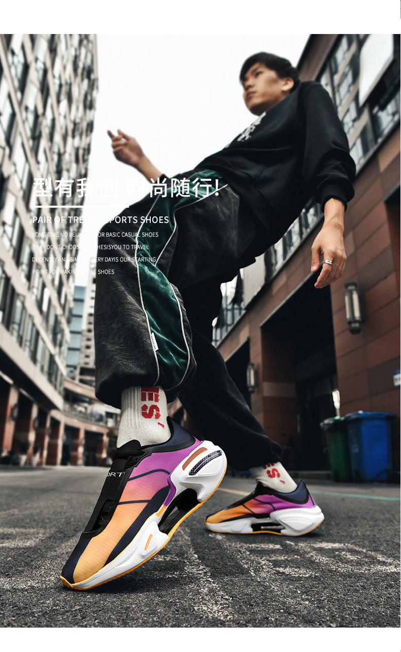 Summer Hot-Selling Shadow Carbon Plate Casual Trendy Men's Shoes Lightweight Rebound Wear-Resistant Shock-Absorbing Youth Training Sports Shoes