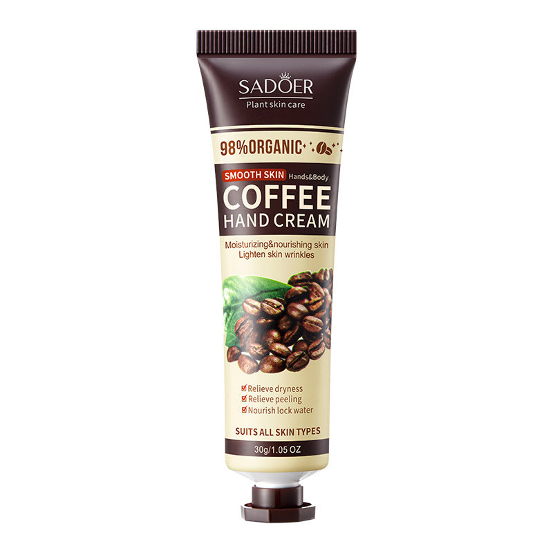 Full English Coffee Hand Cream30g SADOER Moisturizing, anti-chapped, hydrating hand cream for  foreign trade wholesale