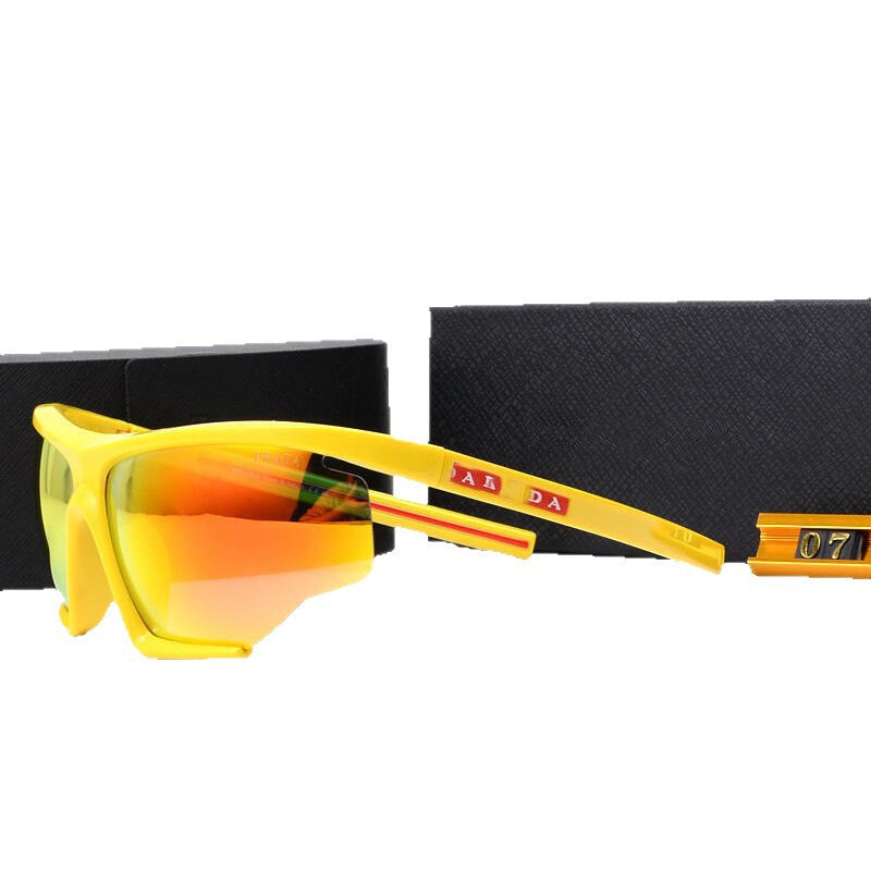 New p Home Sports Sunglasses European and American Internet Celebrity Driving UV Protection Cycling Windproof Goggles High-end Sunglasses