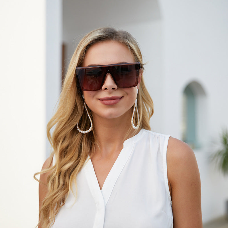 2025New Fashion Sunglasses for Women, Internet Celebrity Style, Large Square Frame Sunglasses for Men, Trendy sunglasses