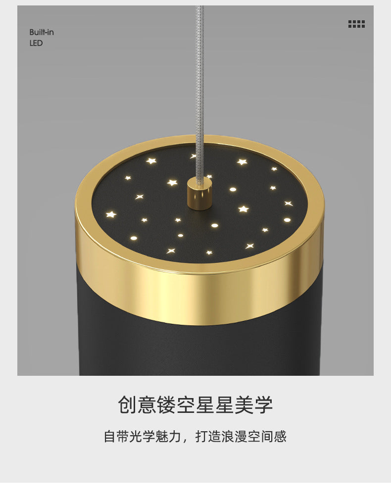 Living Room Pendant Light Modern Minimalist Lighting Internet Celebrity Light Luxury Nordic Lamp Creative Starry Sky Bedroom Bar Counter Dining Room Pendant Light