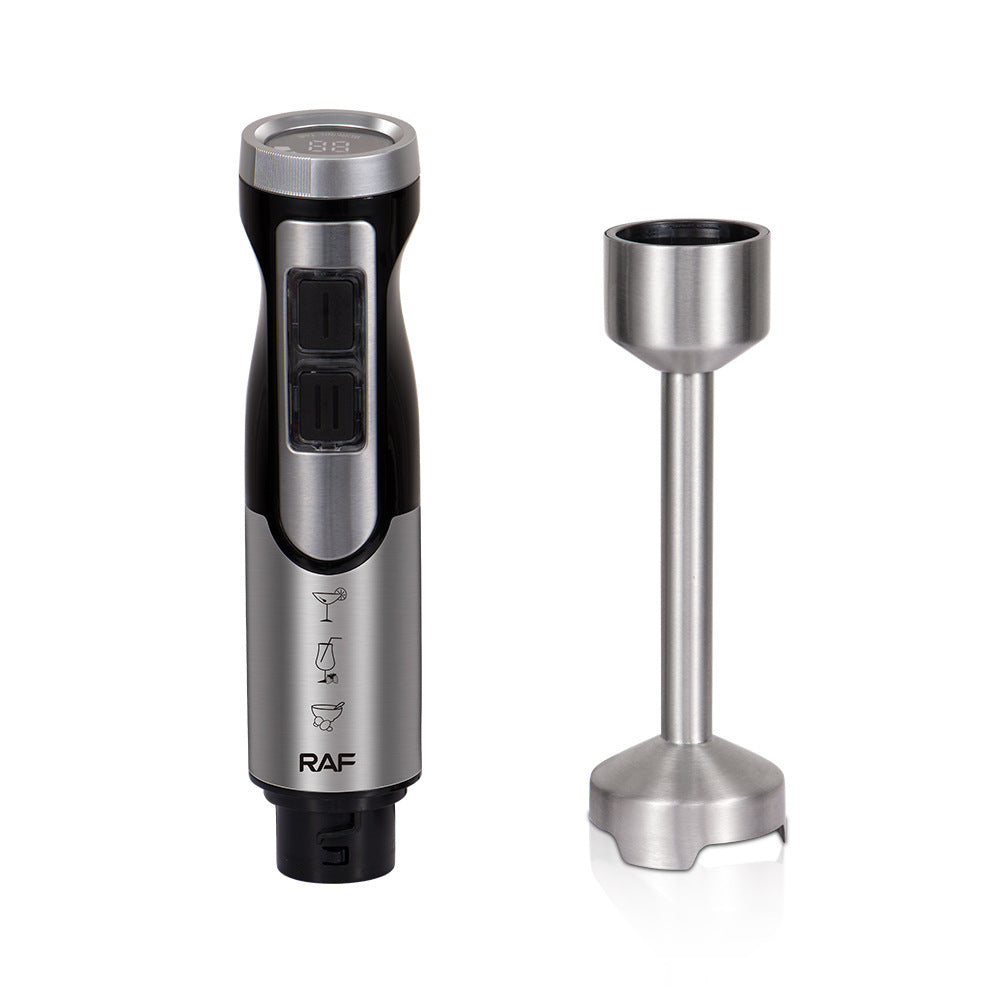 RAF Household Multifunctional Fruit Juicer Adjustable Speed Food Processor Kitchen Electric Blender Food Stick