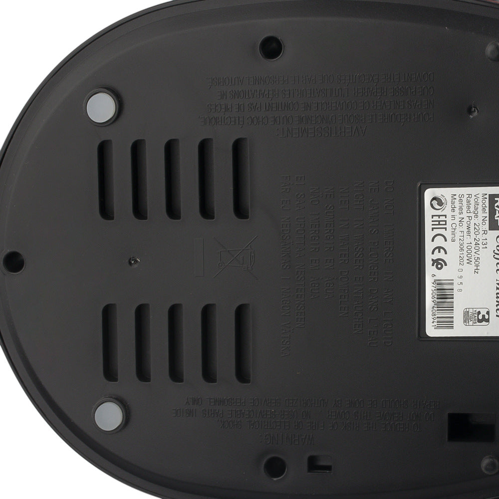 RAF 欧洲标准滴滤咖啡机家用全自动一体式小型咖啡机办公室卧室摩卡壶