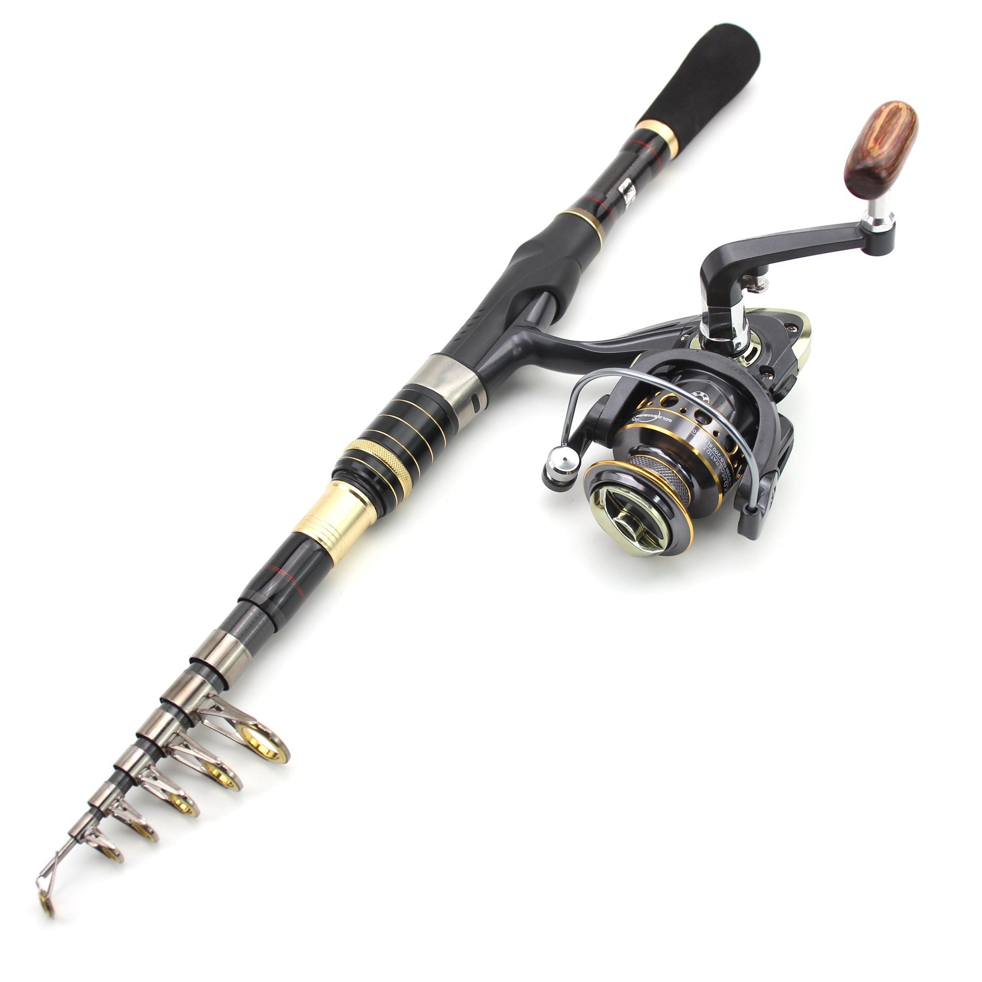 2.1Mi Xiao Hai Rod Set Ultra Short Telescopic Fishing Rod Spinning Reel Combo Amazon FBA Overseas Warehouse Fishing Gear