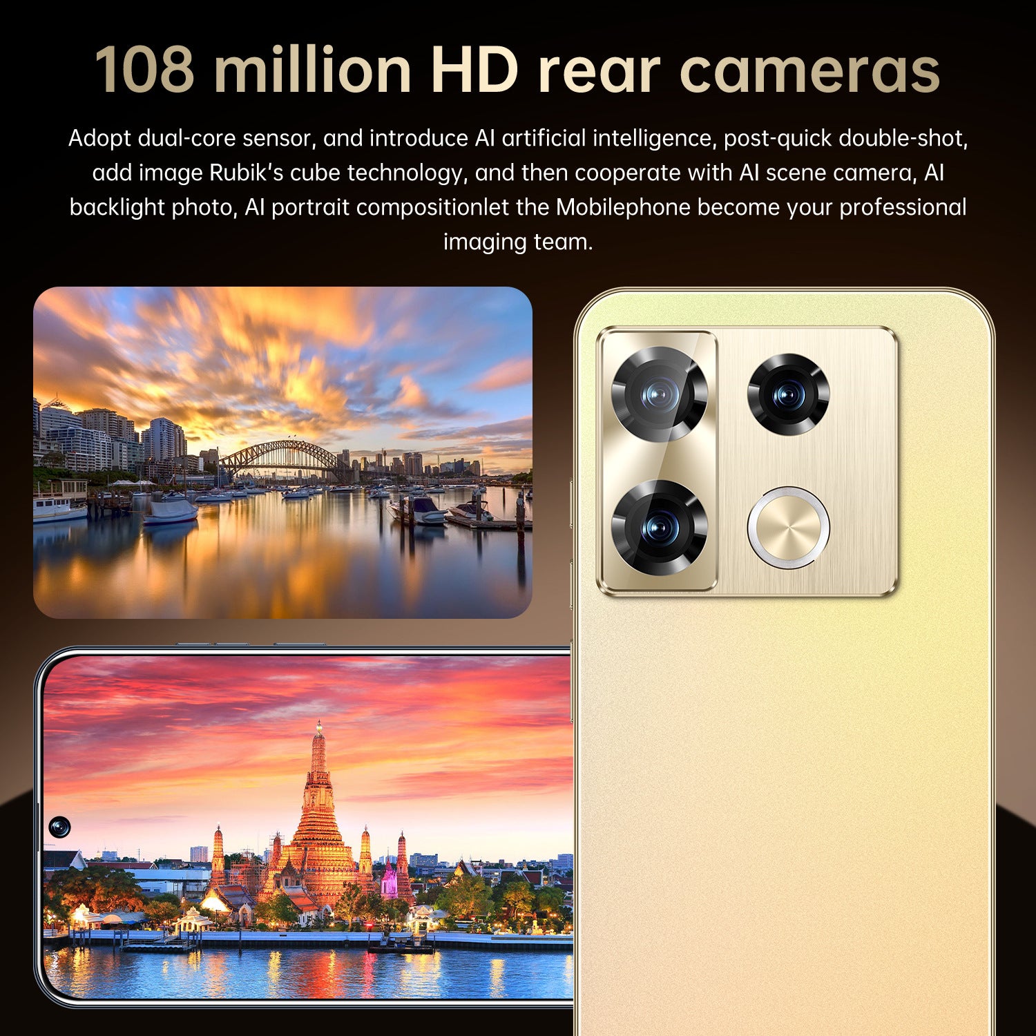 Popular Note40 Pro Smartphone16+1T Brand new Android phone7.3Inch Large Screen Wholesale