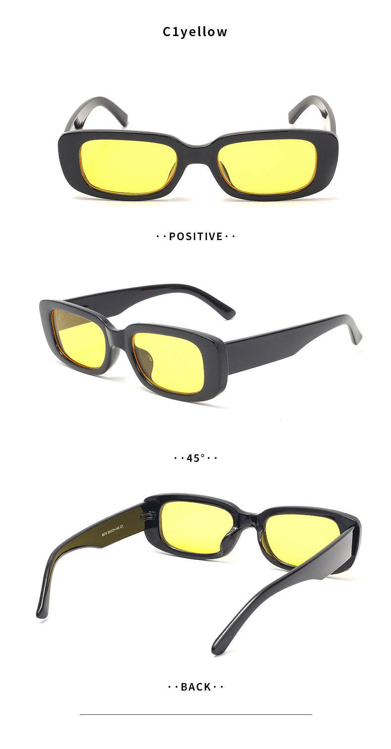 Vintage Cat Eye Sunglasses for Women Fashion Trend Oval Small Frame Sunglasses Sun Protection Glasses sunglasses