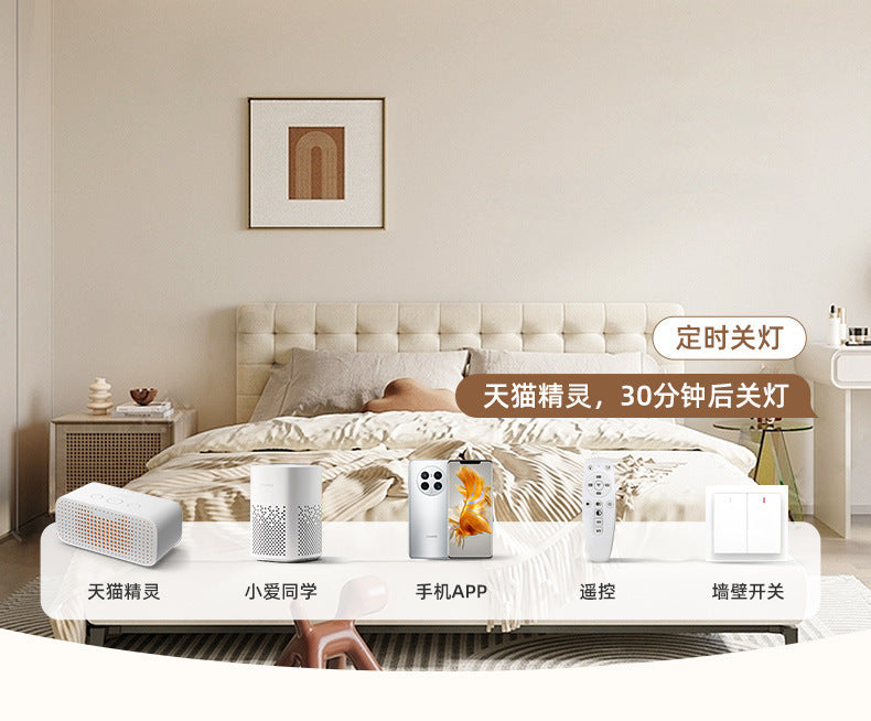 Minimalist Bedroom Light Modern Simple Elegant Round Eye Protection Ceiling Light2025New master bedroom room lamp study lamp