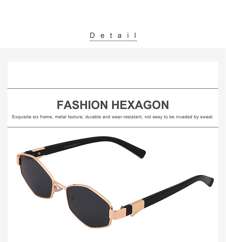 New Women's Sunglasses Fashion Chain Personality Round Frame Korean Style Sunglasses Wholesale Glasses sunglasses