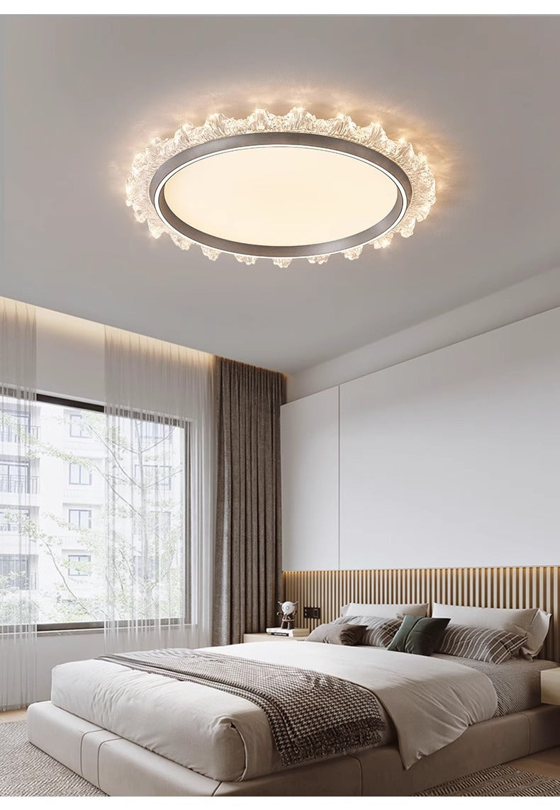 Modern simple light luxury bedroom ceiling light LED Round Eye Protection Study Lamp New Home Smart Room Lamp