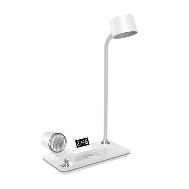 Amazon Music Wireless Charging Desk Lamp Student Eye Protection Desk Lamp Bedroom Dormitory Reading Study Desk Lamp