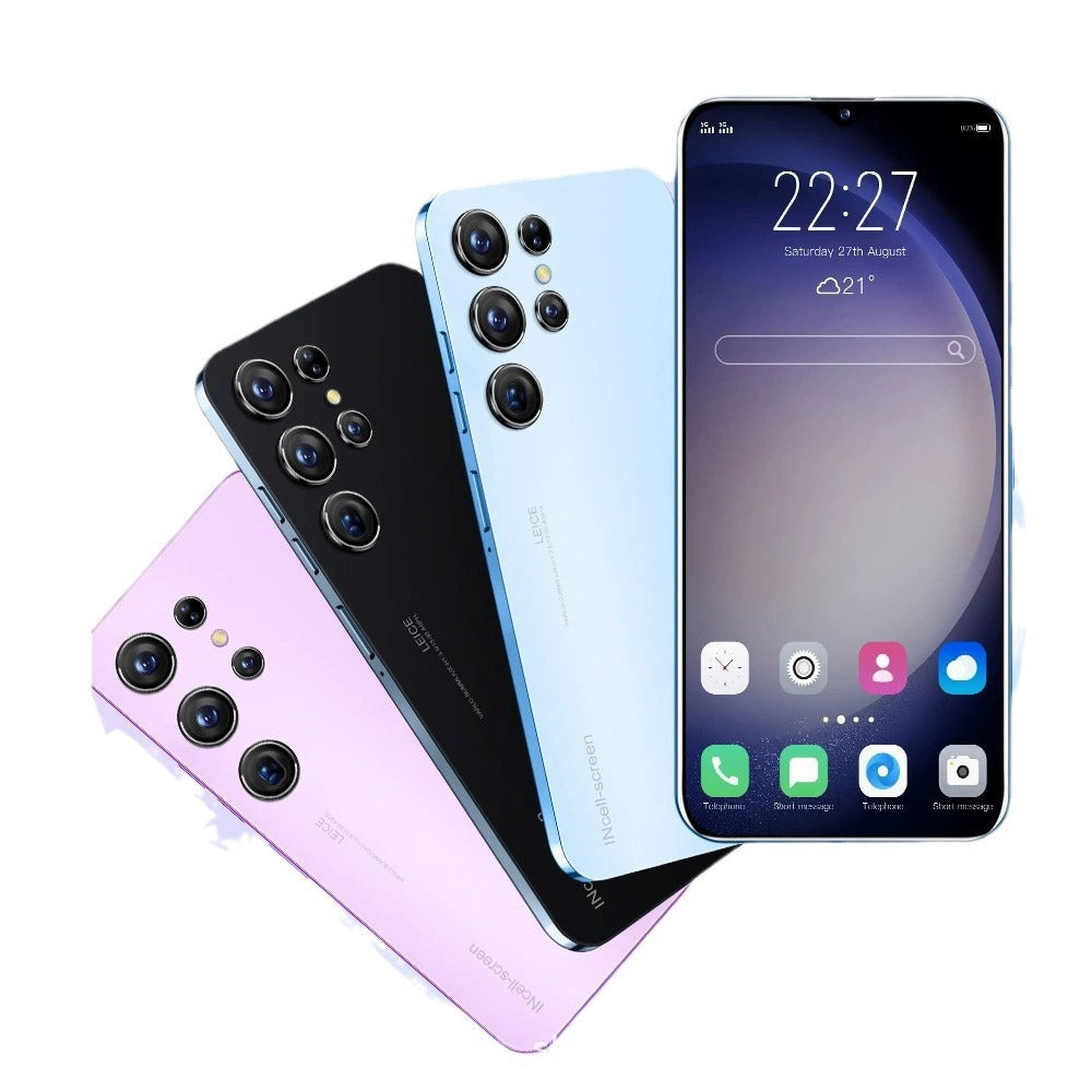 2025New Product S23Ultra+Hot-Selling Mobile Phone4+64G In-stock inventory7.3High Definition Large Screen Wholesale