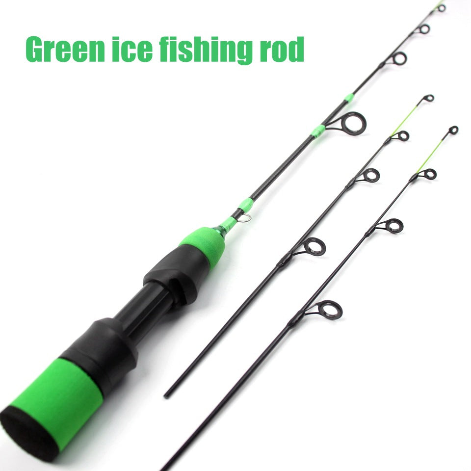 55cm3Carbon Fiber Ice Fishing Rod Ultra Soft Ultra Light Portable Winter Fishing Rod European and American Winter Fishing