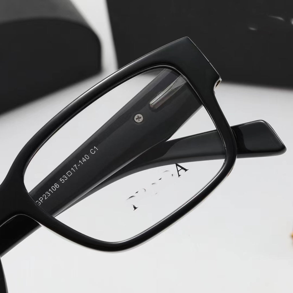 Europe and America PRA Wholesale Fashion Sunglasses Square Men and Women Sunglasses Lightweight Anti-UV Strap logo