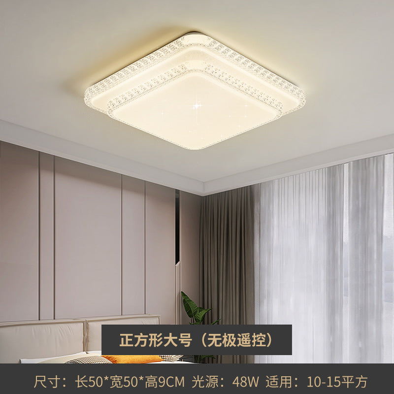 2025New led Ceiling Lamp Living Room Large Lamp Fashion Lighting Simple Modern Light Luxury Imitation Crystal Bedroom Lamp