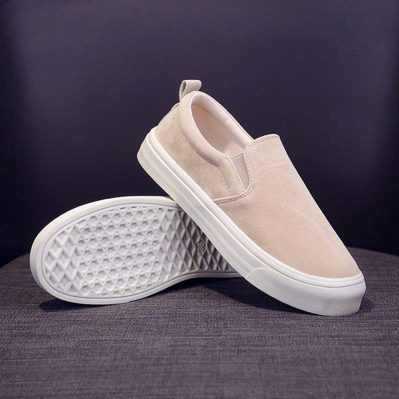 Men's and Women's Lightweight Single Shoes, Women's Spring and Autumn New Soft Sole Non-Slip Slip-On Lazy Shoes, Versatile Loafers