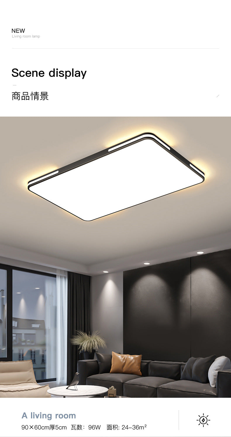 Full Spectrum led Ceiling Lamp Modern Minimalist Creative Nordic Ultra-thin Living Room Lamp Study Room Dining Room Lamp Bedroom Lighting Fixture