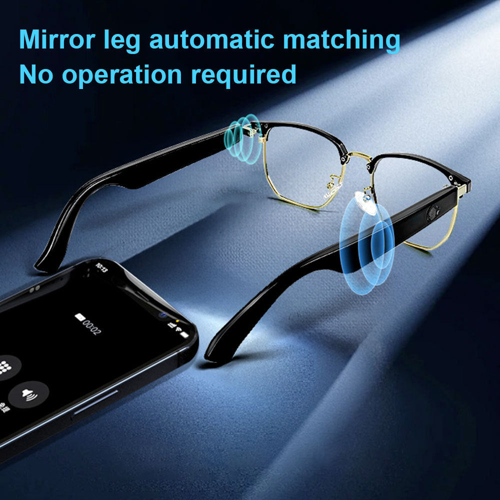 Smart Audio Glasses Bluetooth Call Driving Cycling Comfortable Lens Non-Prescription Sunglasses ai