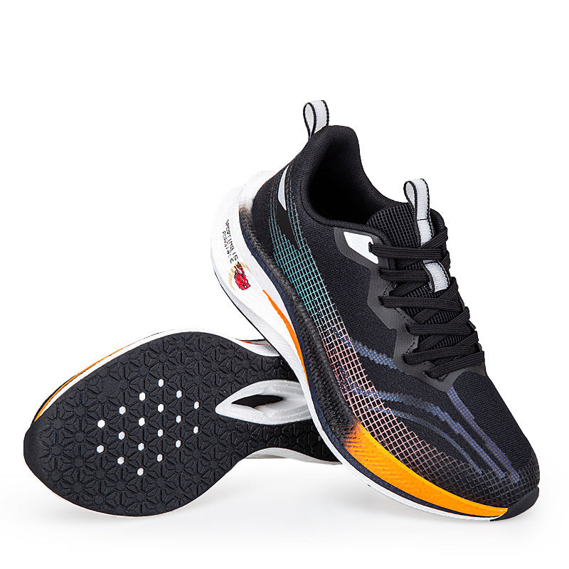 Red Rabbit7pro Breathable Mesh Popcorn Carbon Plate Running Shoes Men and Women Students Sports Sneakers Casual Jogging Shoes