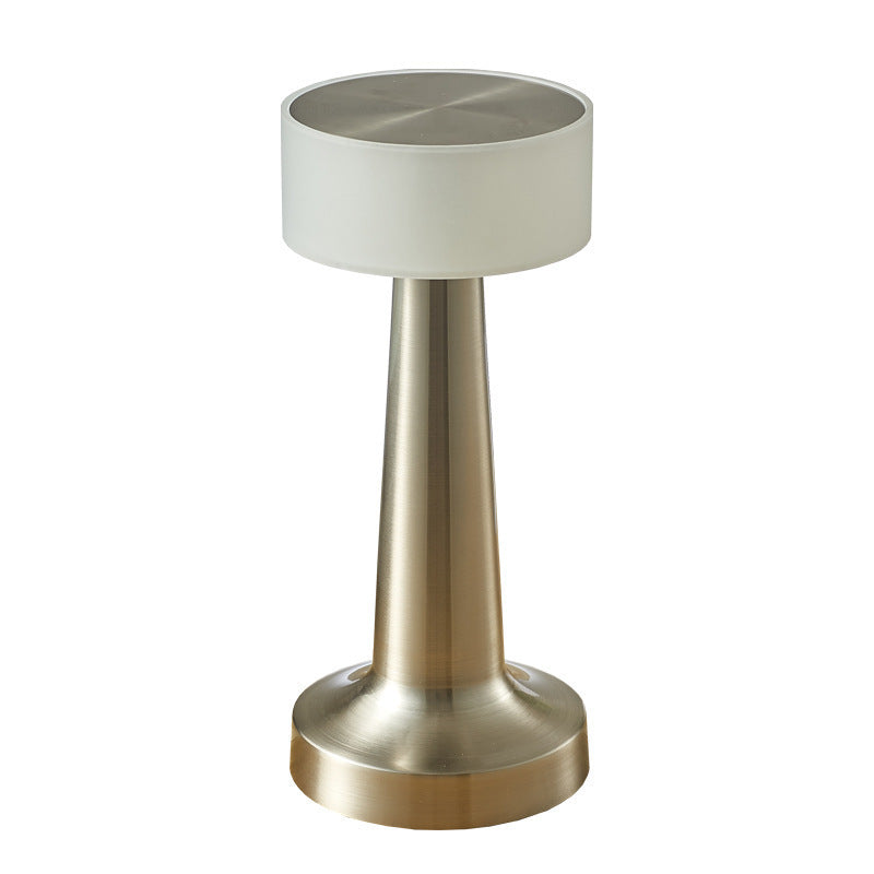 USB Rechargeable Eye Protection Bedside Table Lamp Bar Qingba Hotel Atmosphere Touch Night Light LED Metal Table Lamp