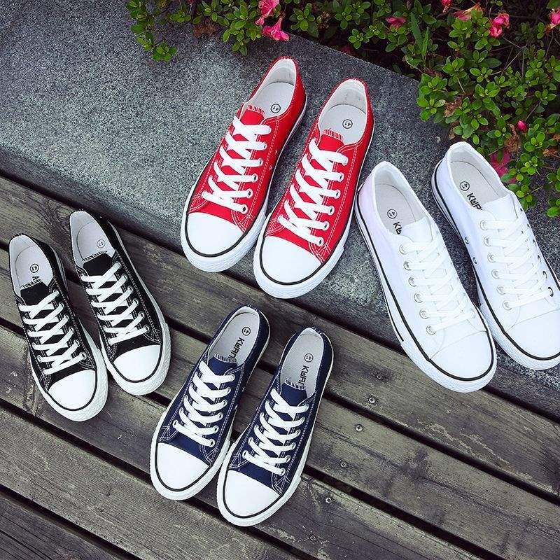 Canvas Shoes Men's Shoes Men's Style Shoes Trendy Versatile Breathable Student Sneakers Korean Version Summer Cloth Shoes Casual Shoes